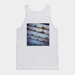 Old White Wooden Boat Tank Top